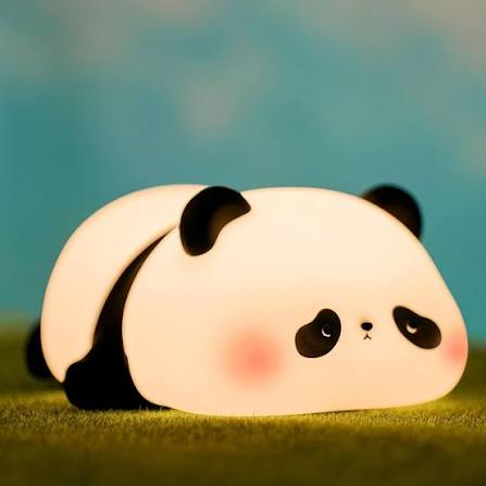 Cute Panda Night Light Silicone Soft Lamp Portable And Child Safe Bedside Light Reliable Performance And Everyday Lighting Support