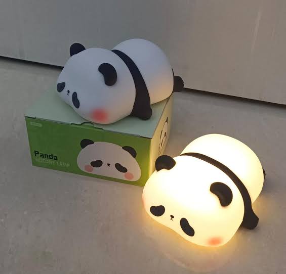 Cute Panda Night Light Silicone Soft Lamp Portable And Child Safe Bedside Light Reliable Performance And Everyday Lighting Support